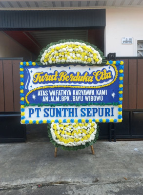 Papan Bunga Duka di Babakan Penghulu